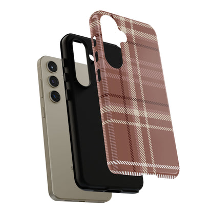 Plaid in Hazelnut Mocha Samsung Galaxy Case