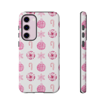 Pink Christmas Samsung Galaxy Phone Case - Aura Shell