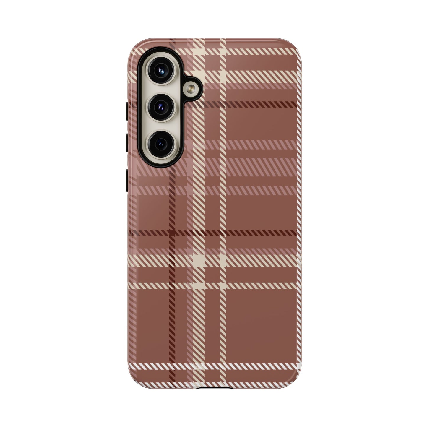 Plaid in Hazelnut Mocha Samsung Galaxy Case