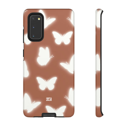 Butterflies in Terracotta Samsung Galaxy Case