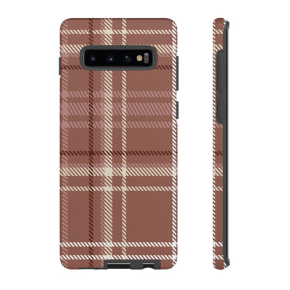 Plaid in Hazelnut Mocha Samsung Galaxy Case