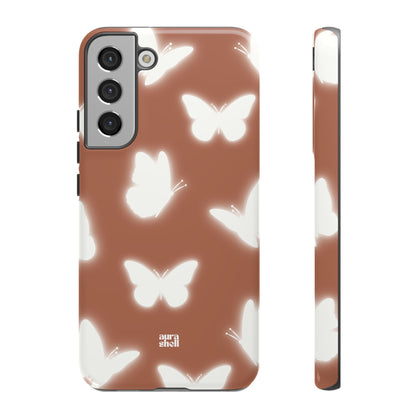 Butterflies in Terracotta Samsung Galaxy Case