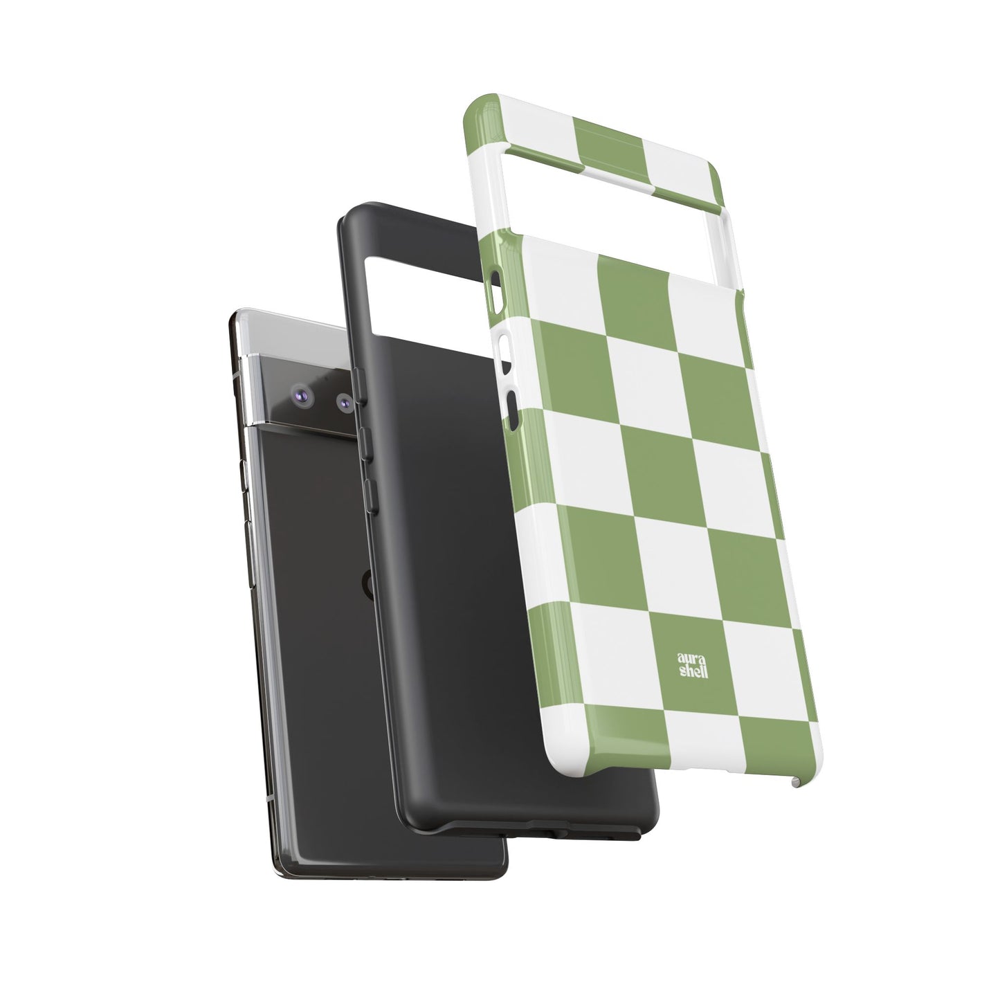 Checkers in Matcha Google Pixel Case