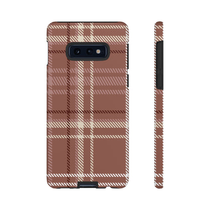 Plaid in Hazelnut Mocha Samsung Galaxy Case