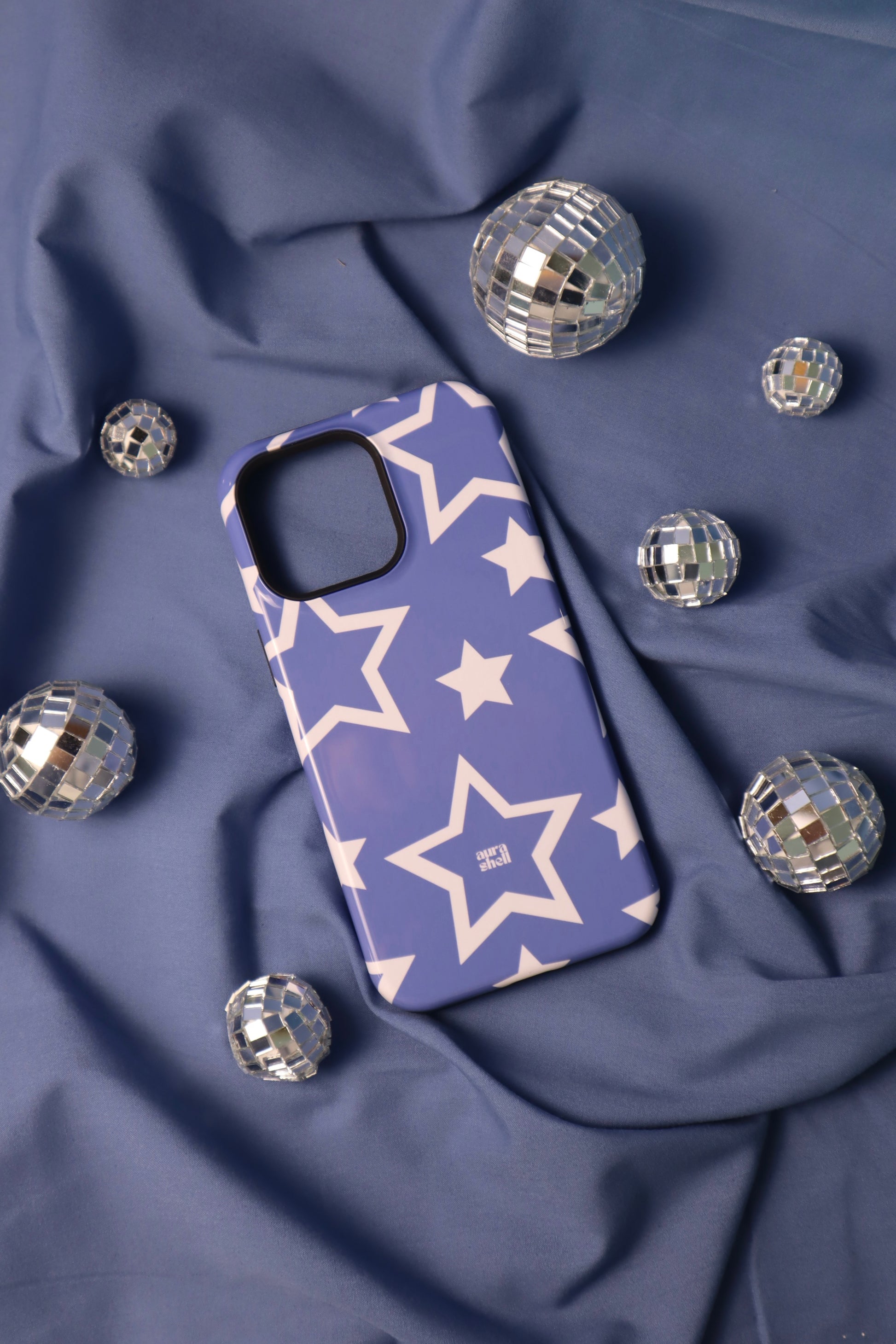 Stars in Denim iPhone Case - Aura Shell