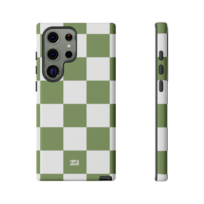 Checkers in Matcha Samsung Galaxy Case