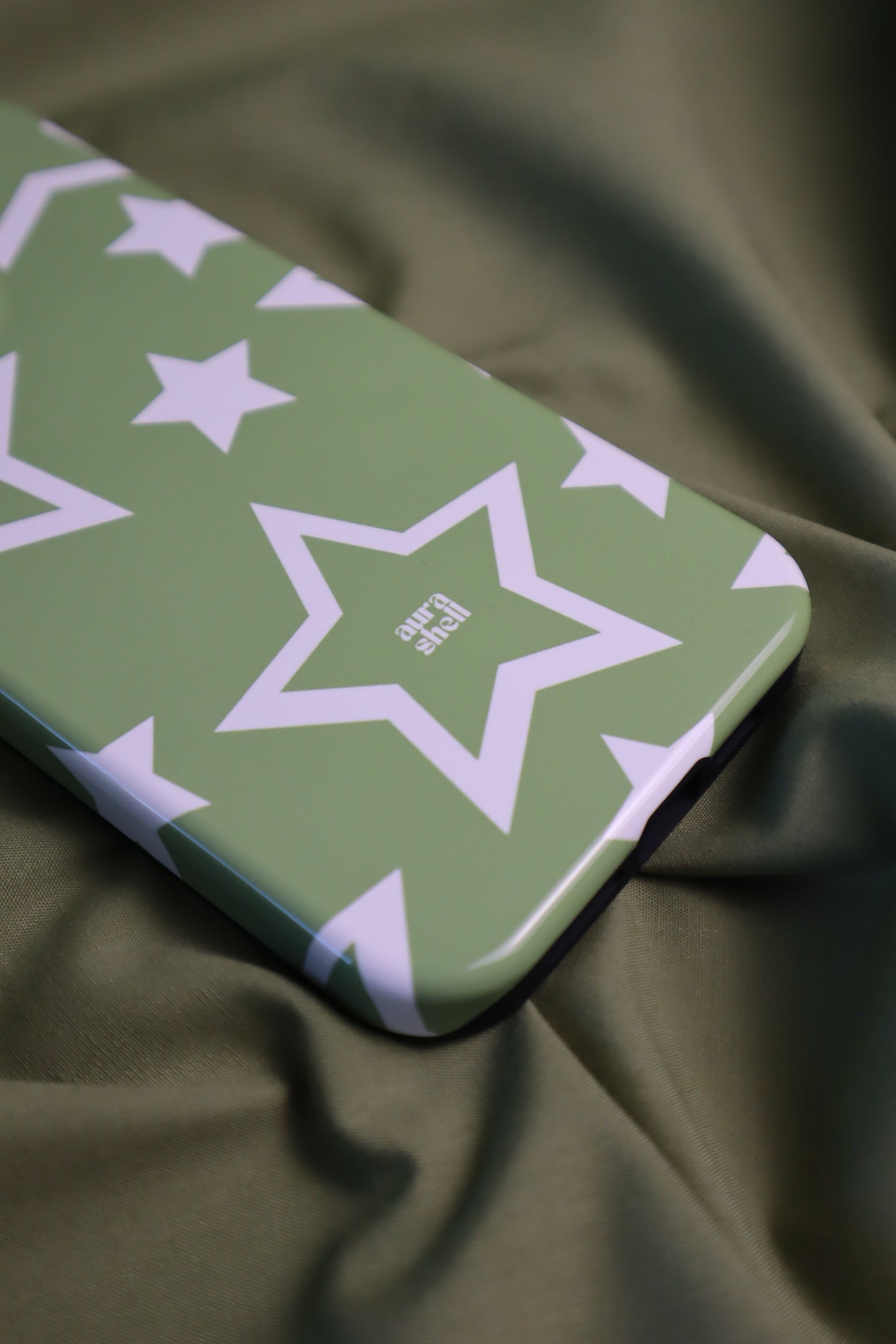 Stars in Matcha iPhone Case - Aura Shell