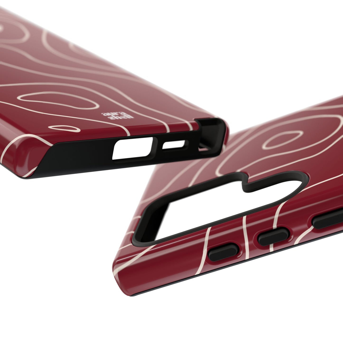 Minimalist in Red Wine Samsung Galaxy Case