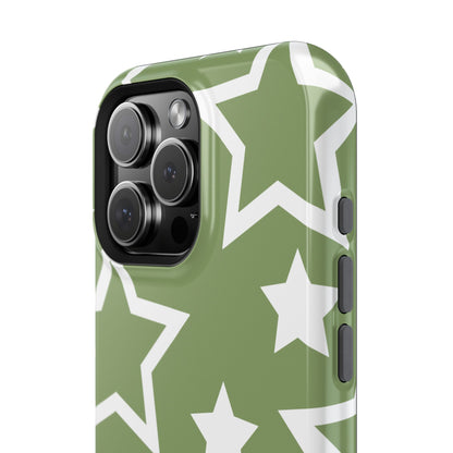 Stars in Matcha iPhone Case - Aura Shell