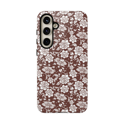 Lacey in Black Coffee Samsung Galaxy Case