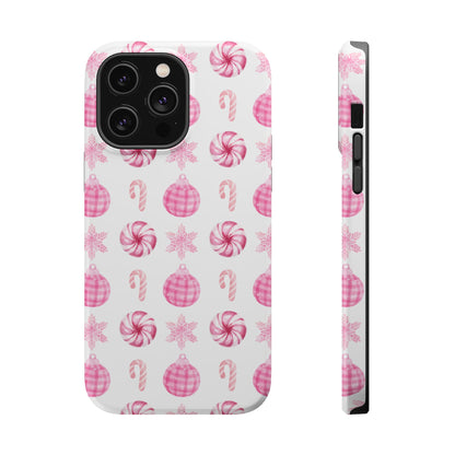 Pink Christmas iPhone Case - Aura Shell