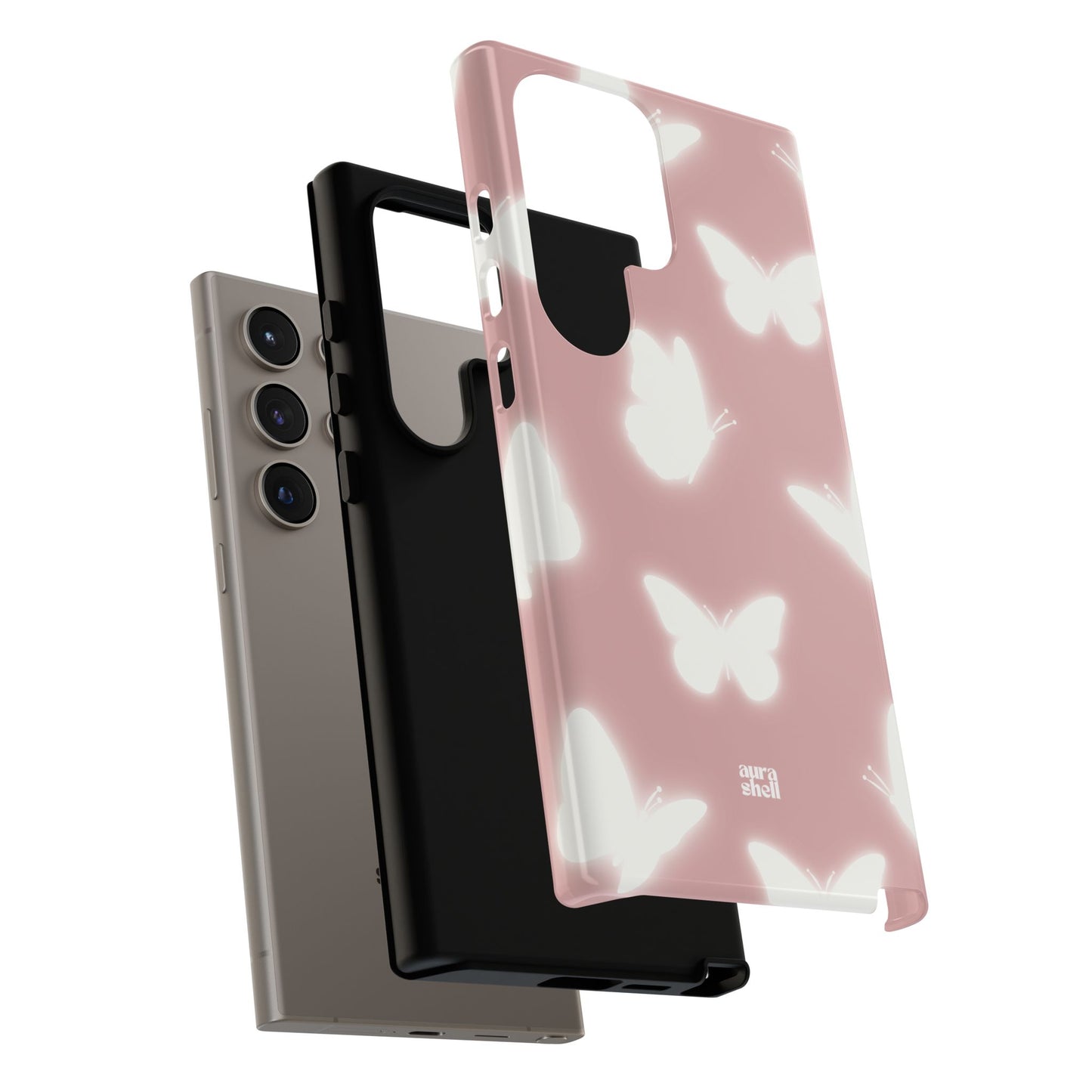 Butterflies in Blush Samsung Galaxy Case