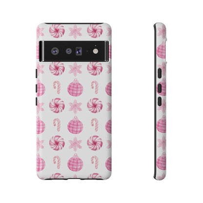 Pink Christmas Google Pixel Case - Aura Shell