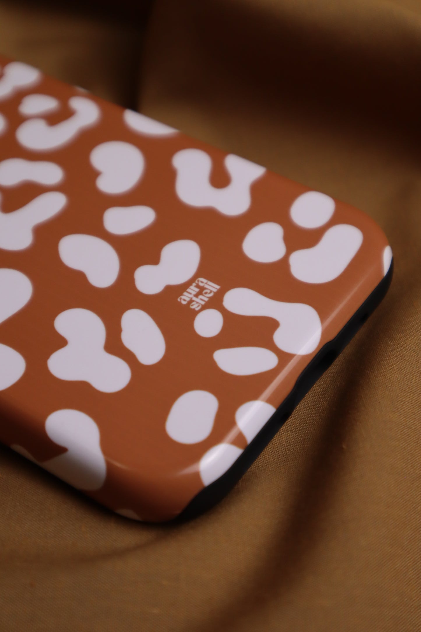 Cheetah Girl in Terracotta iPhone Case - Aura Shell