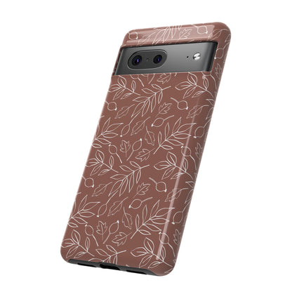 Falling Leaves in Hazelnut Mocha Google Pixel Case