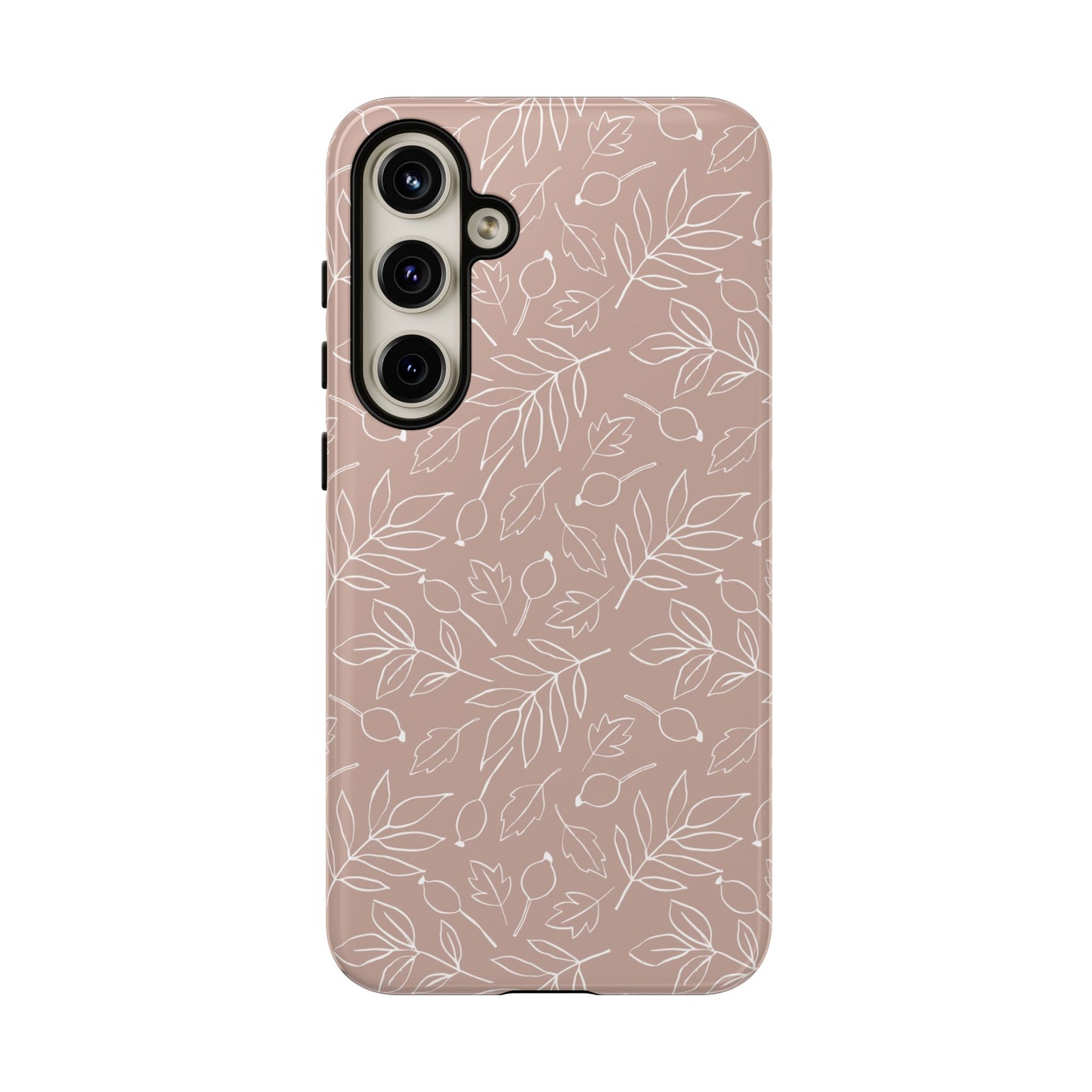 Falling Leaves in Vanilla Iced Latte Samsung Galaxy Case