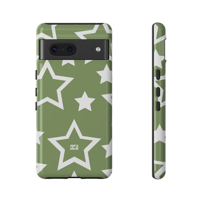 Stars in Matcha Google Pixel Case