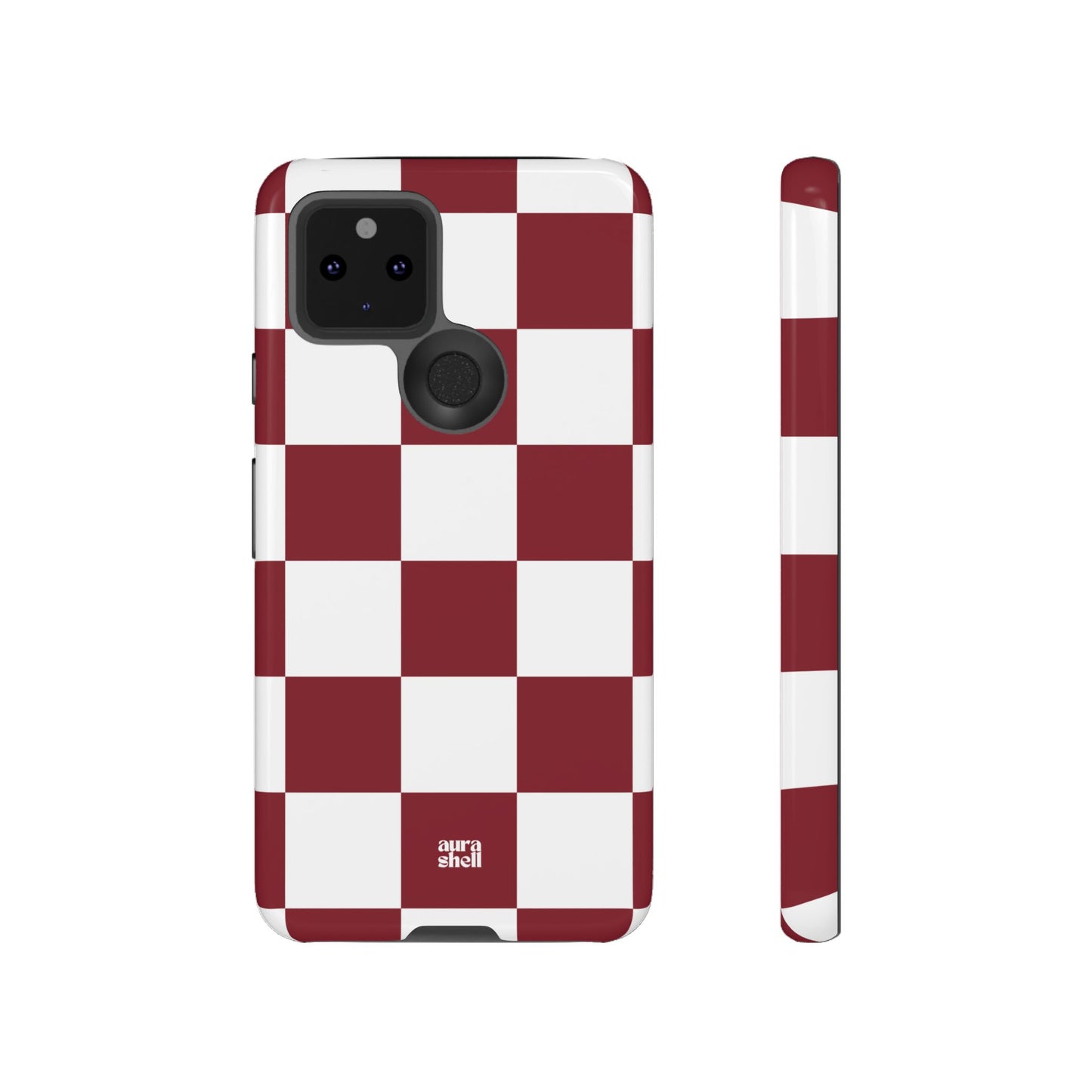 Checkers in Red Wine Google Pixel Case