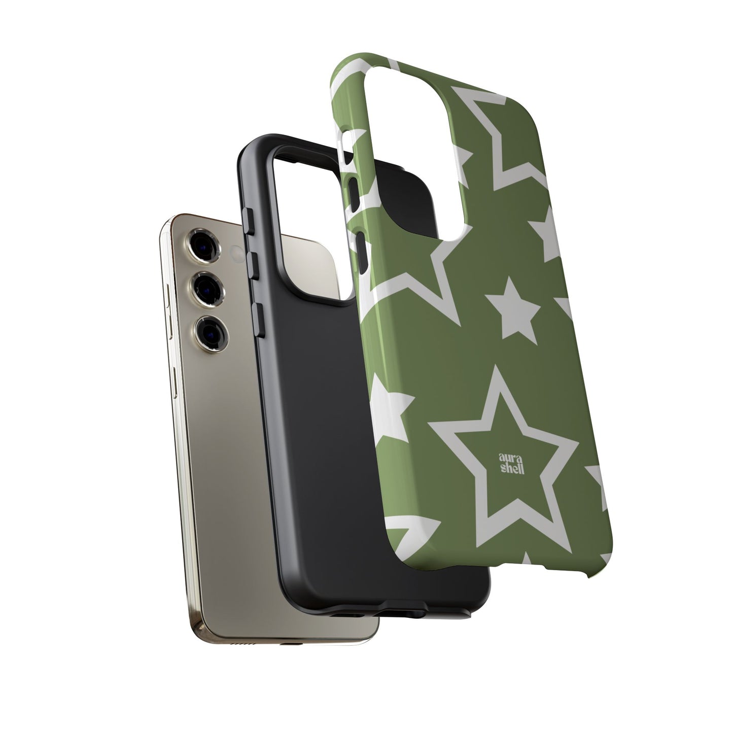 Stars in Matcha Samsung Galaxy Case