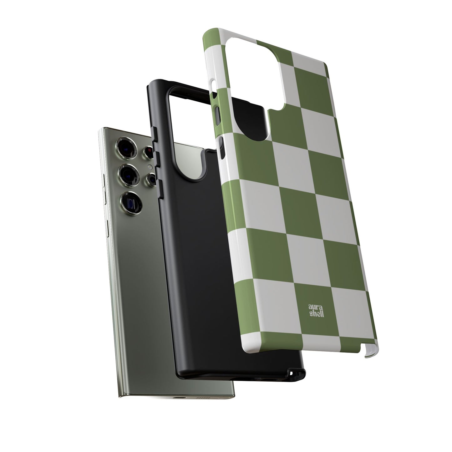 Checkers in Matcha Samsung Galaxy Case