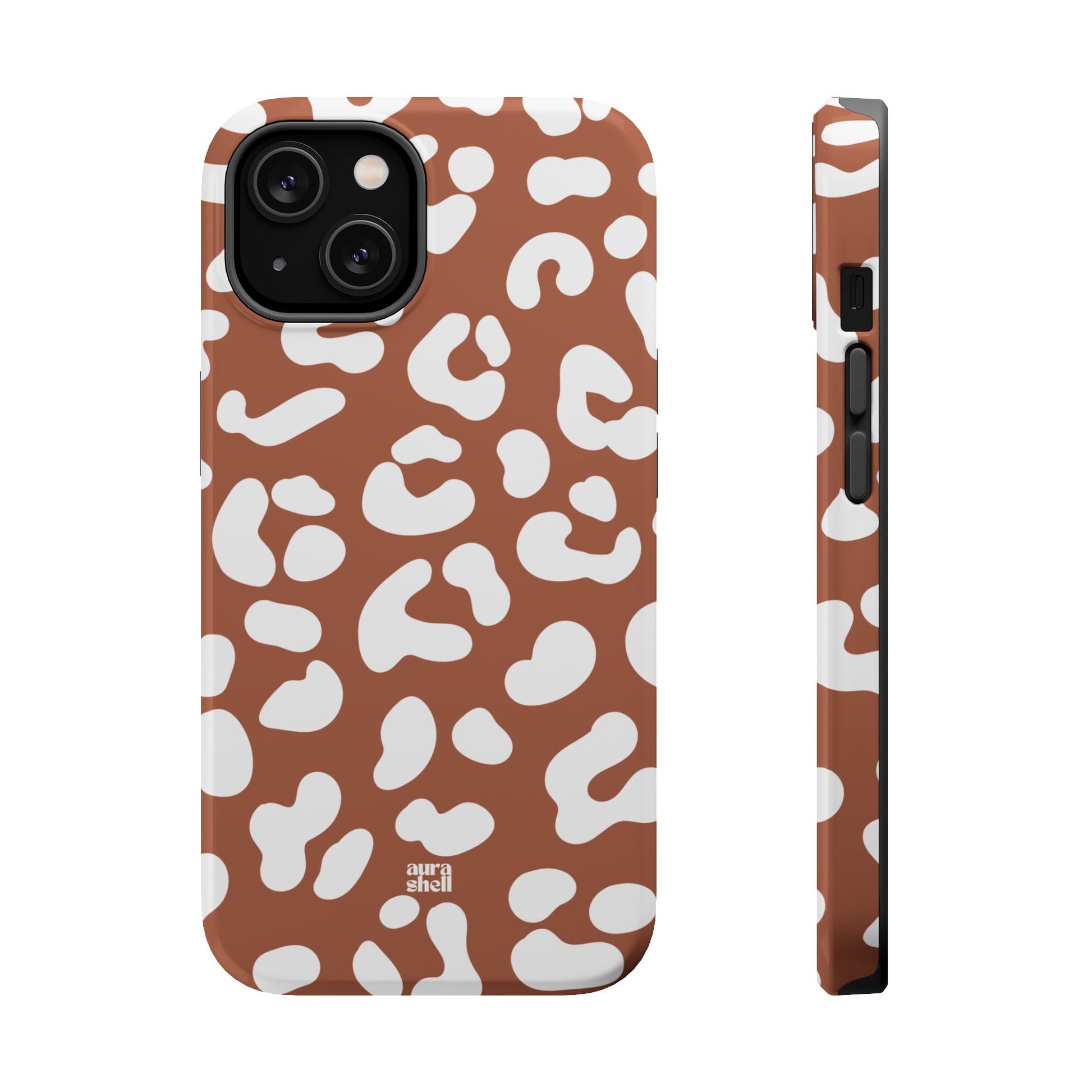 Shop Aura Shell Dual Layer Protective Cute Glossy Finish iPhone Case