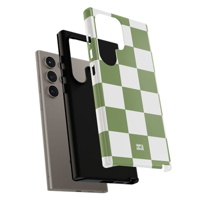 Checkers in Matcha Samsung Galaxy Case