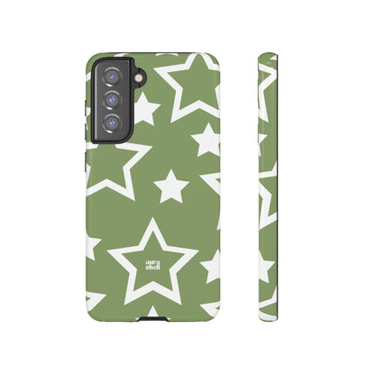 Stars in Matcha Samsung Galaxy Case