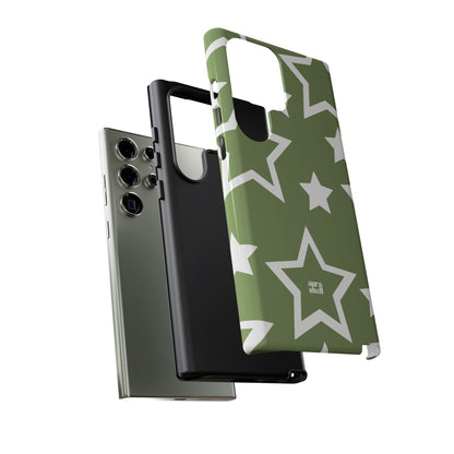 Stars in Matcha Samsung Galaxy Case