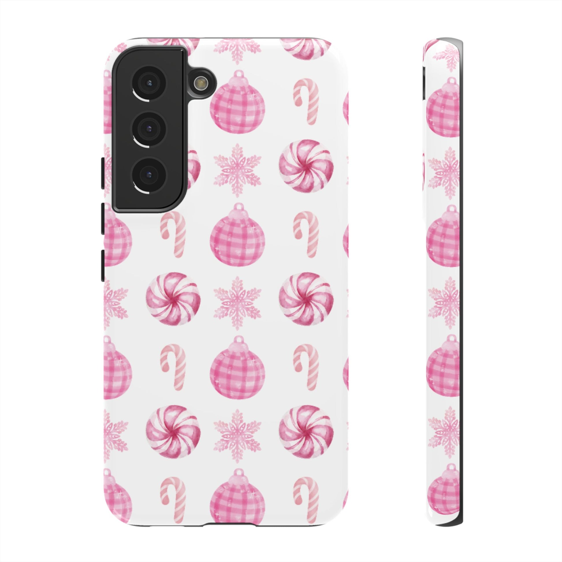 Pink Christmas Samsung Galaxy Phone Case - Aura Shell