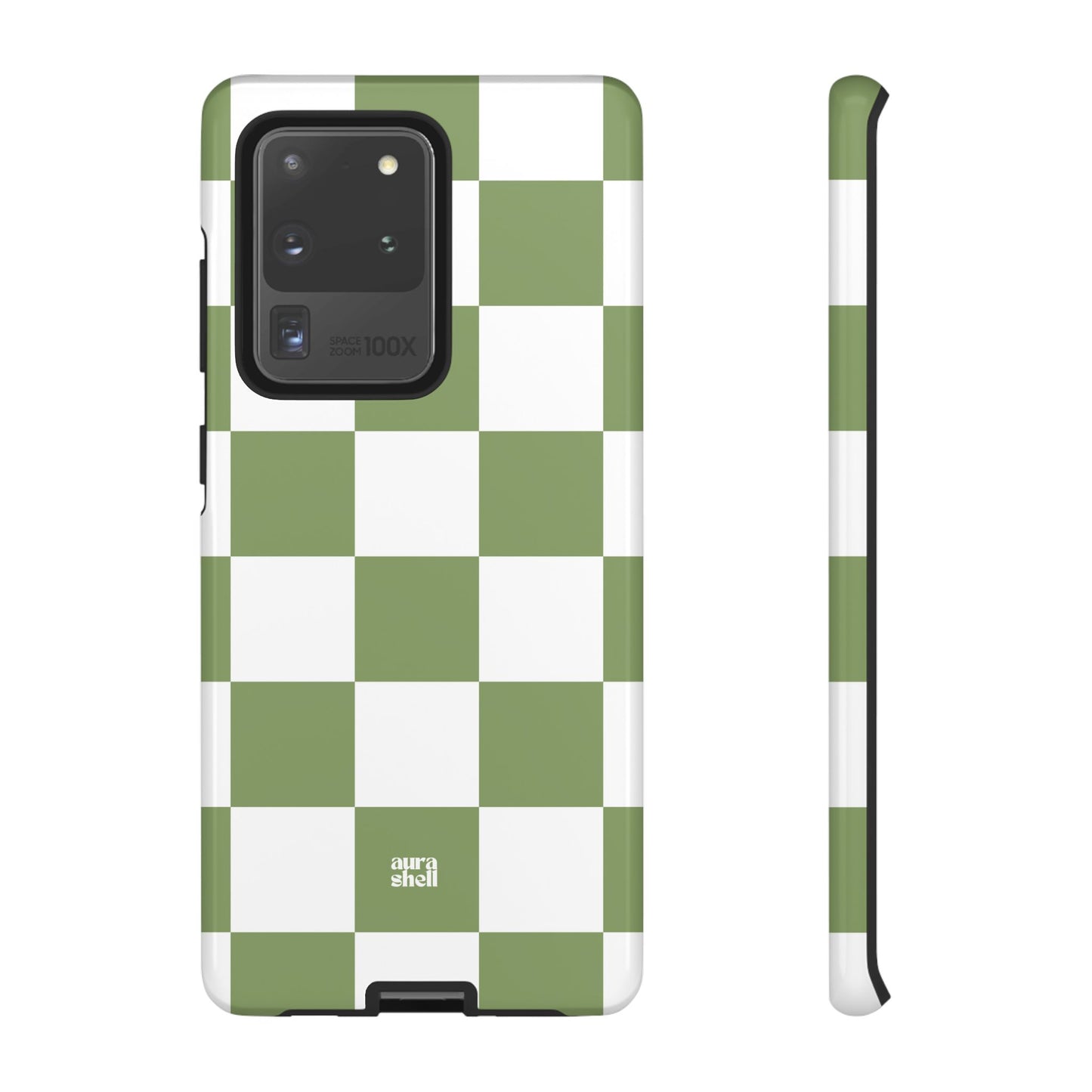 Checkers in Matcha Samsung Galaxy Case