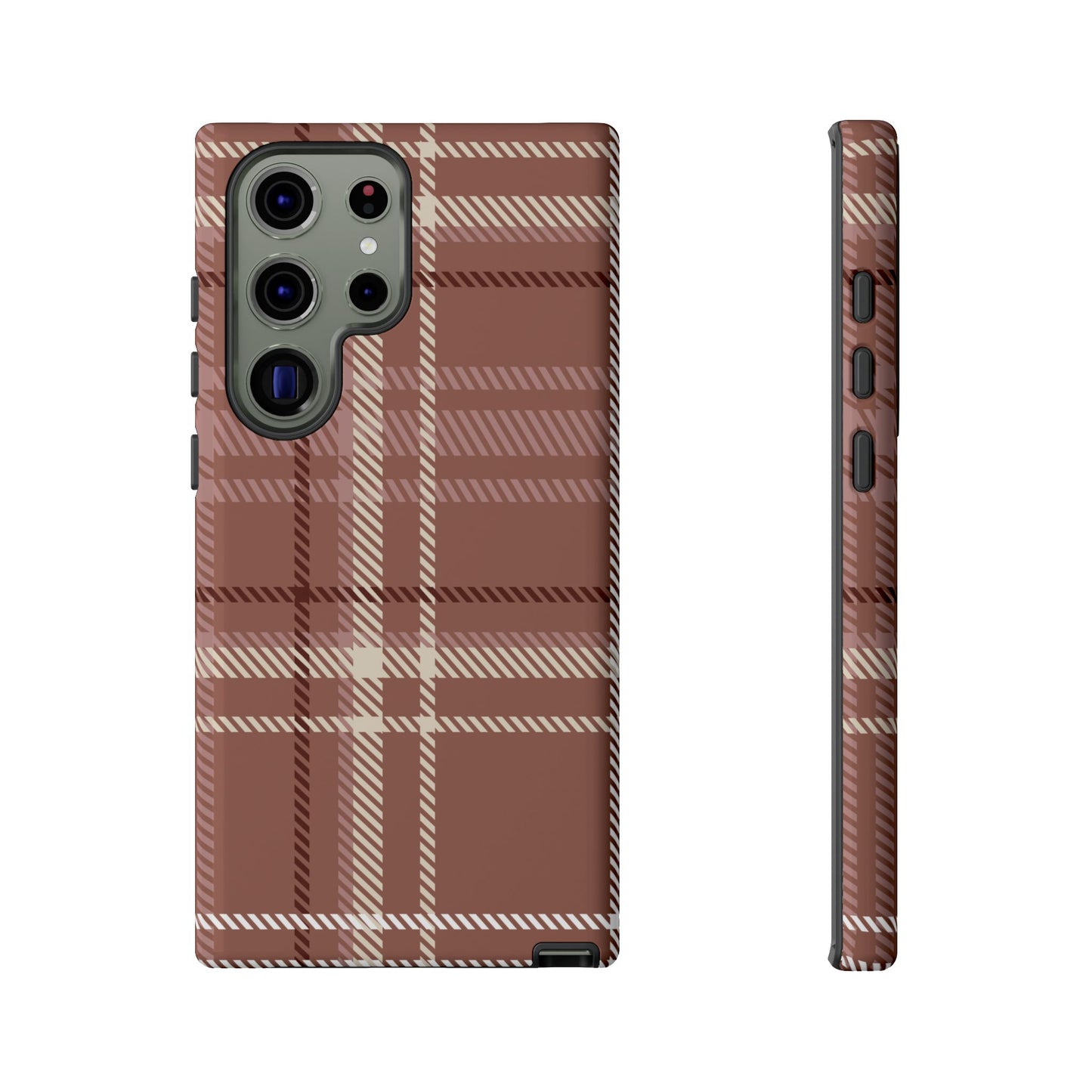 Plaid in Hazelnut Mocha Samsung Galaxy Case