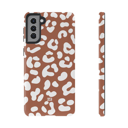 Cheetah Girl in Terracotta Samsung Galaxy Case