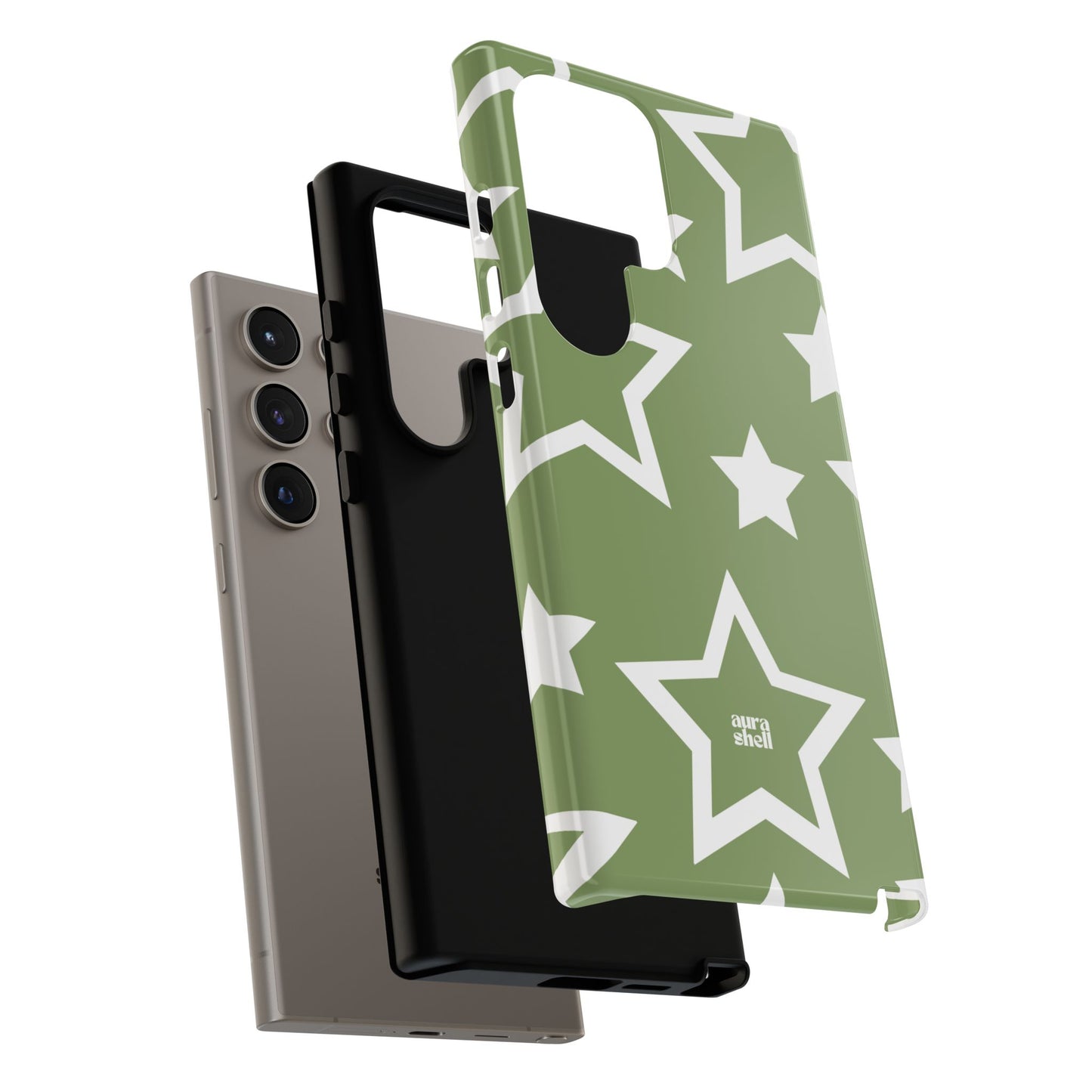 Stars in Matcha Samsung Galaxy Case