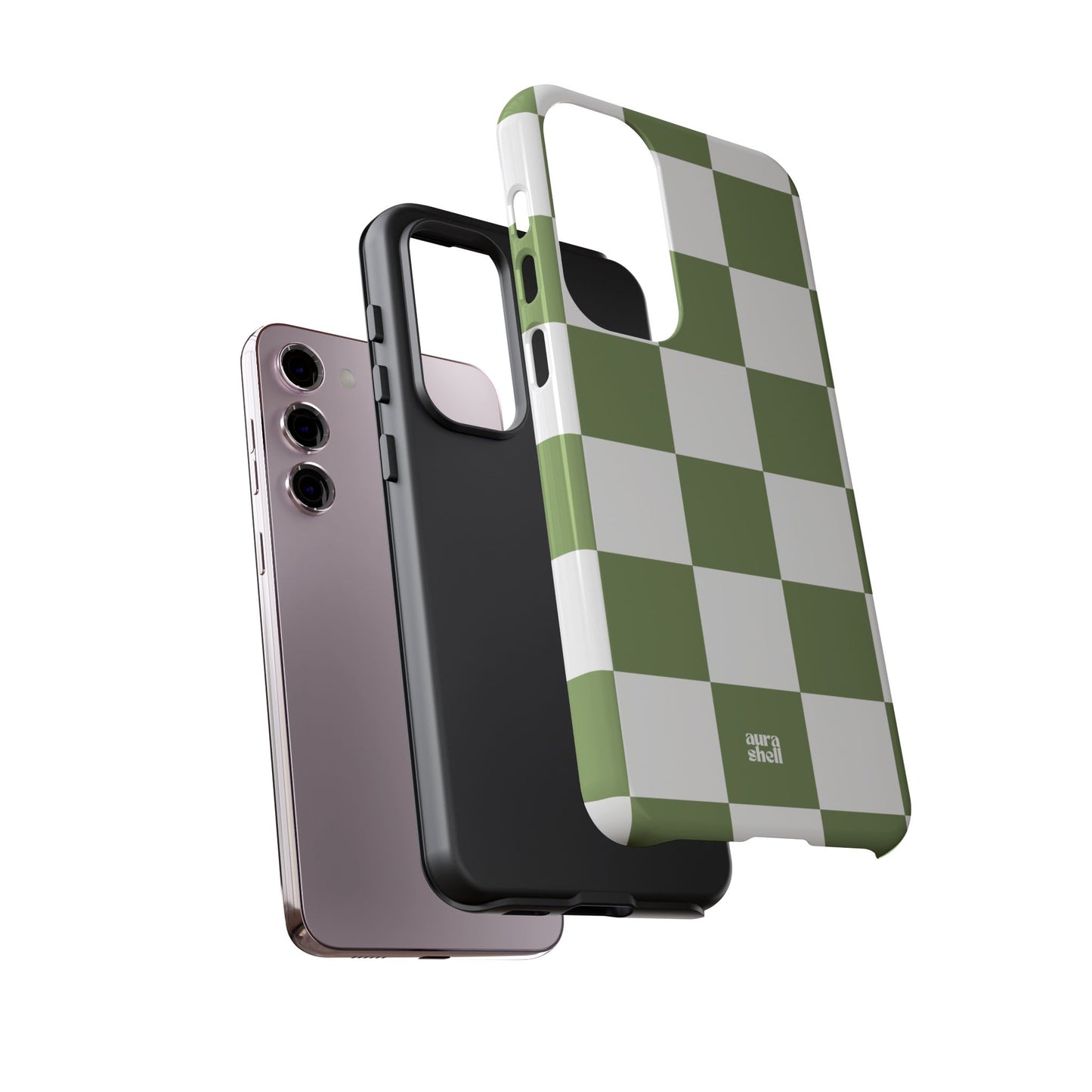 Checkers in Matcha Samsung Galaxy Case