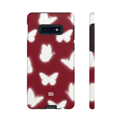 Butterflies in Red Wine Samsung Galaxy Case