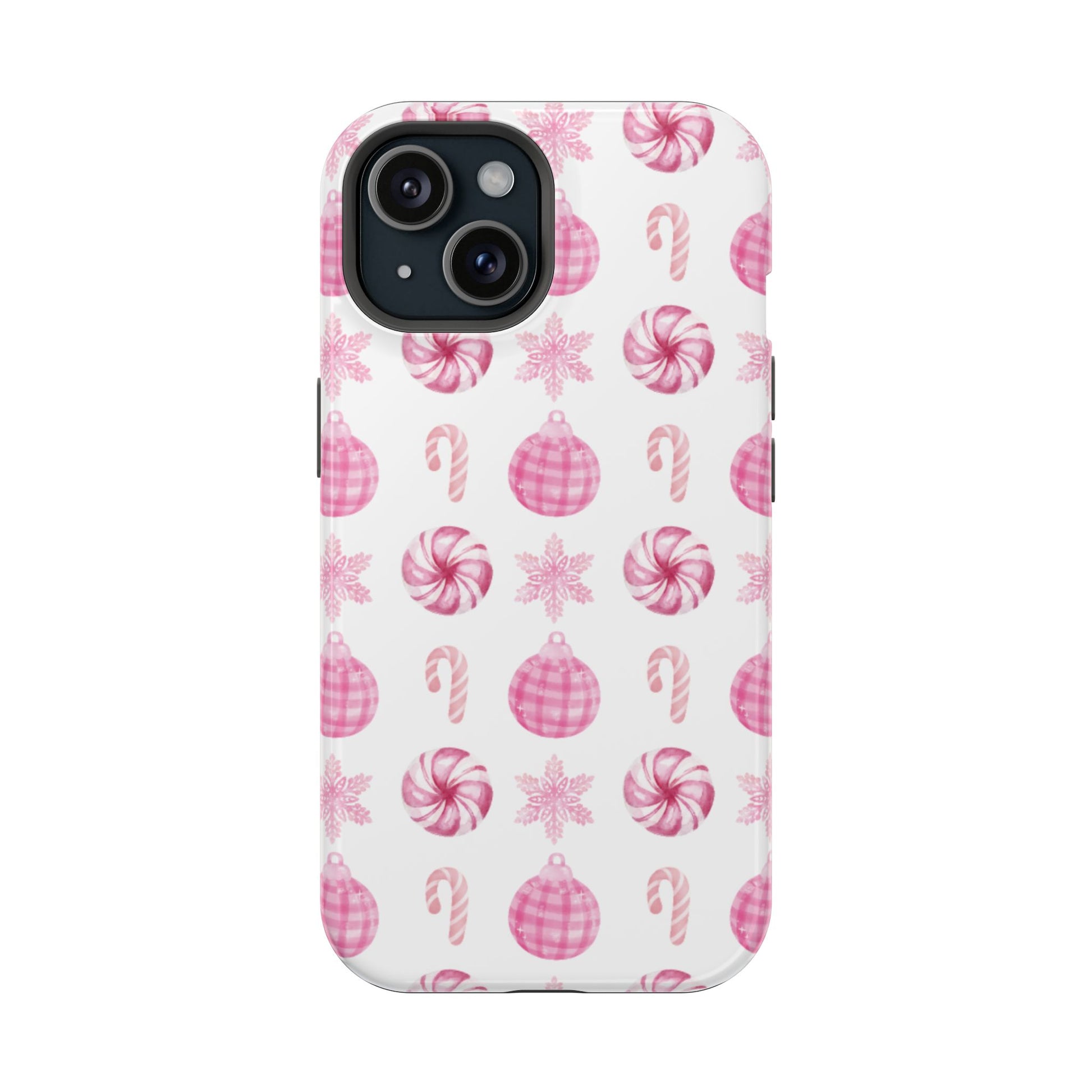 Pink Christmas iPhone Case - Aura Shell