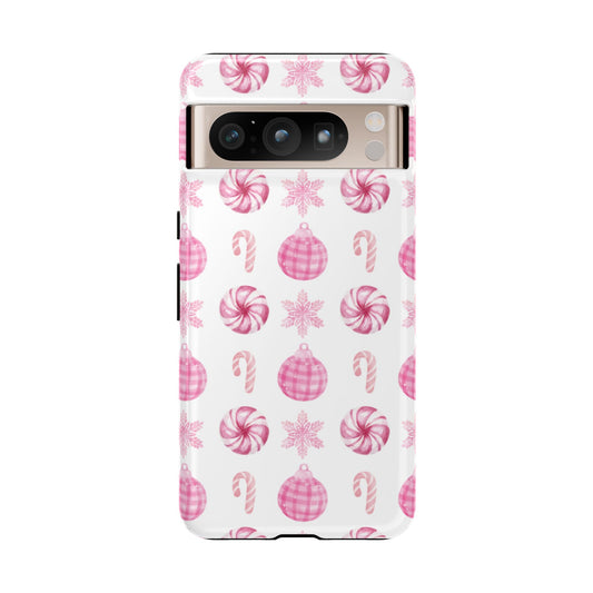 Pink Christmas Google Pixel Case - Aura Shell