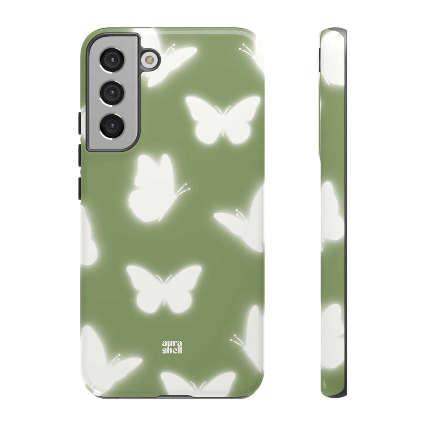 Butterflies in Matcha Samsung Galaxy Case