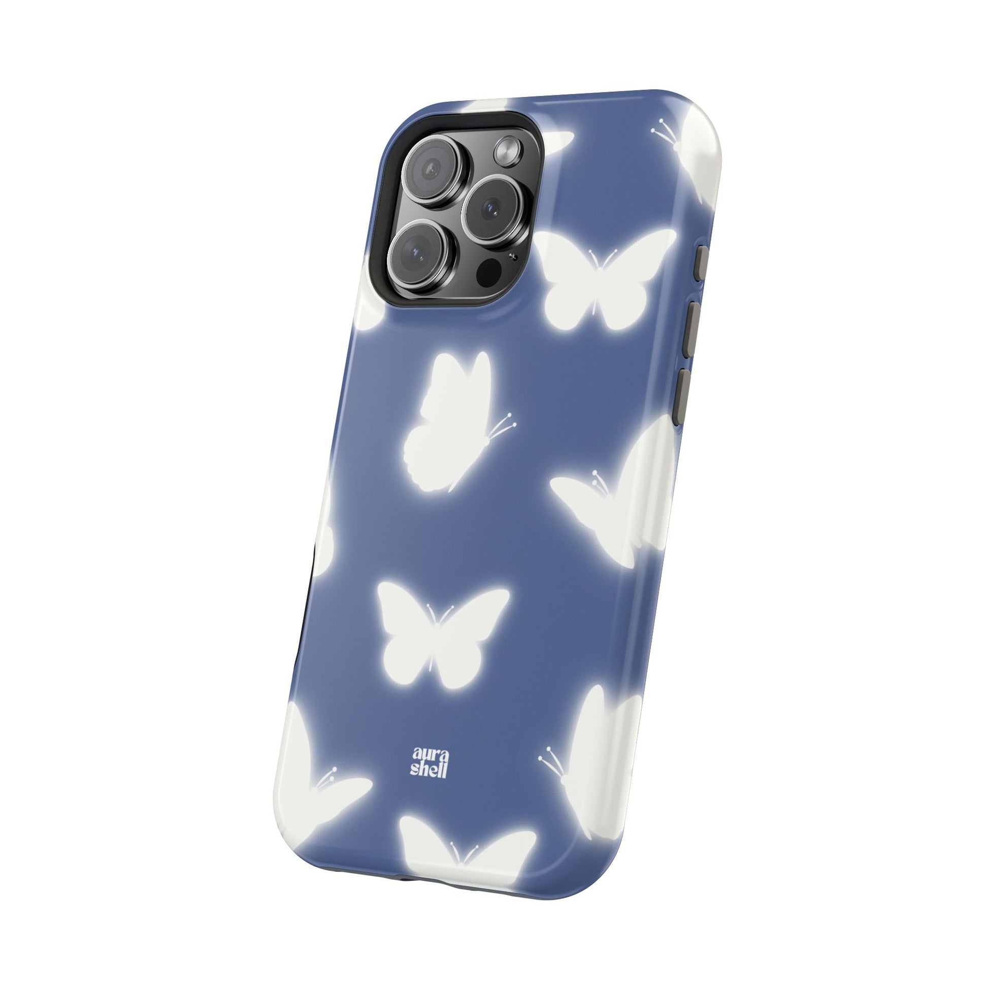 Shop Aura Shell Dual Layer Protective Cute Glossy Finish iPhone Case