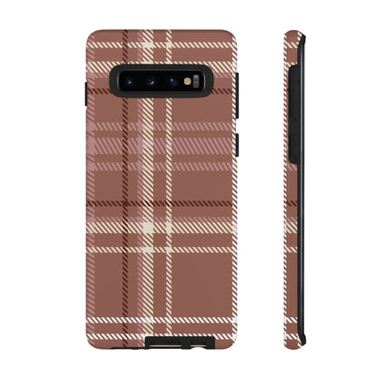 Plaid in Hazelnut Mocha Samsung Galaxy Case