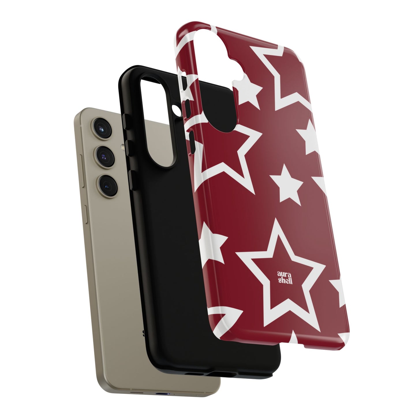 Stars in Red Wine Samsung Galaxy Case