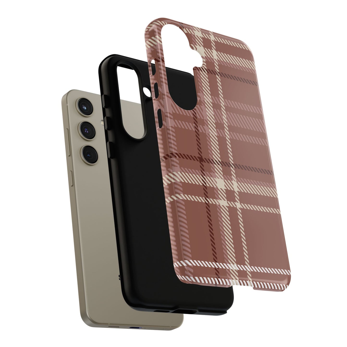 Plaid in Hazelnut Mocha Samsung Galaxy Case