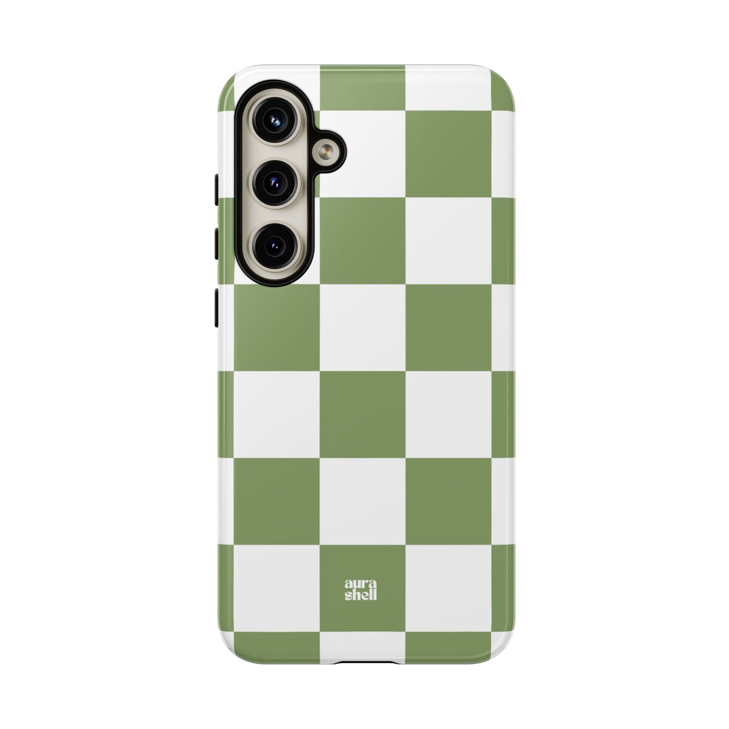 Checkers in Matcha Samsung Galaxy Case