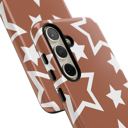 Stars in Terracotta Samsung Galaxy Case