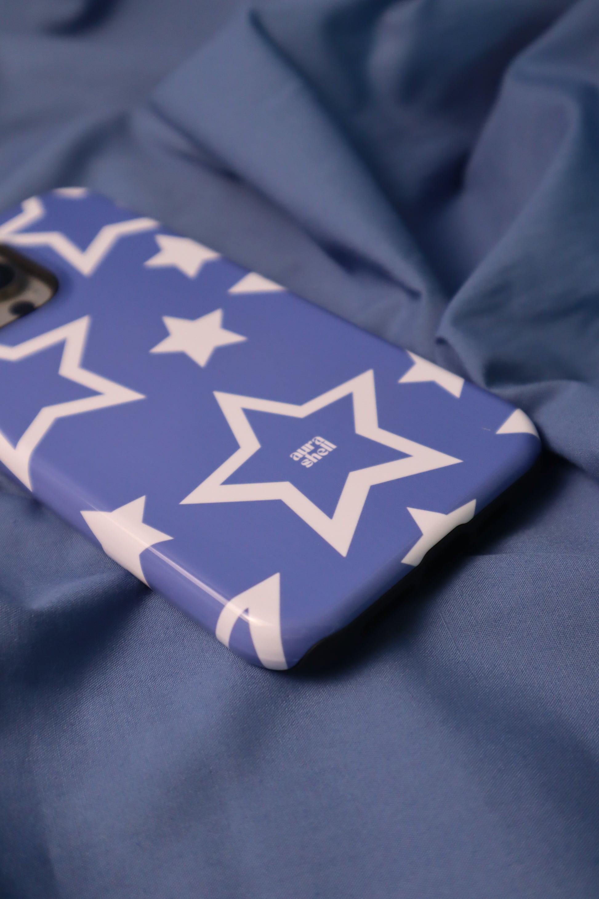 Stars in Denim iPhone Case - Aura Shell