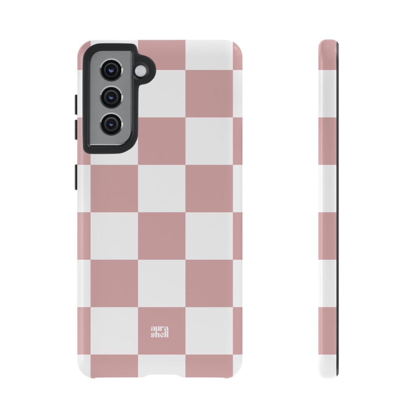 Checkers in Blush Samsung Galaxy Case