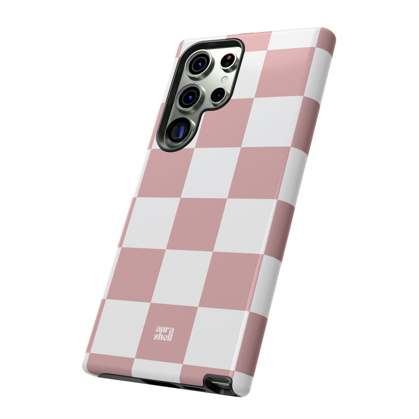 Checkers in Blush Samsung Galaxy Case