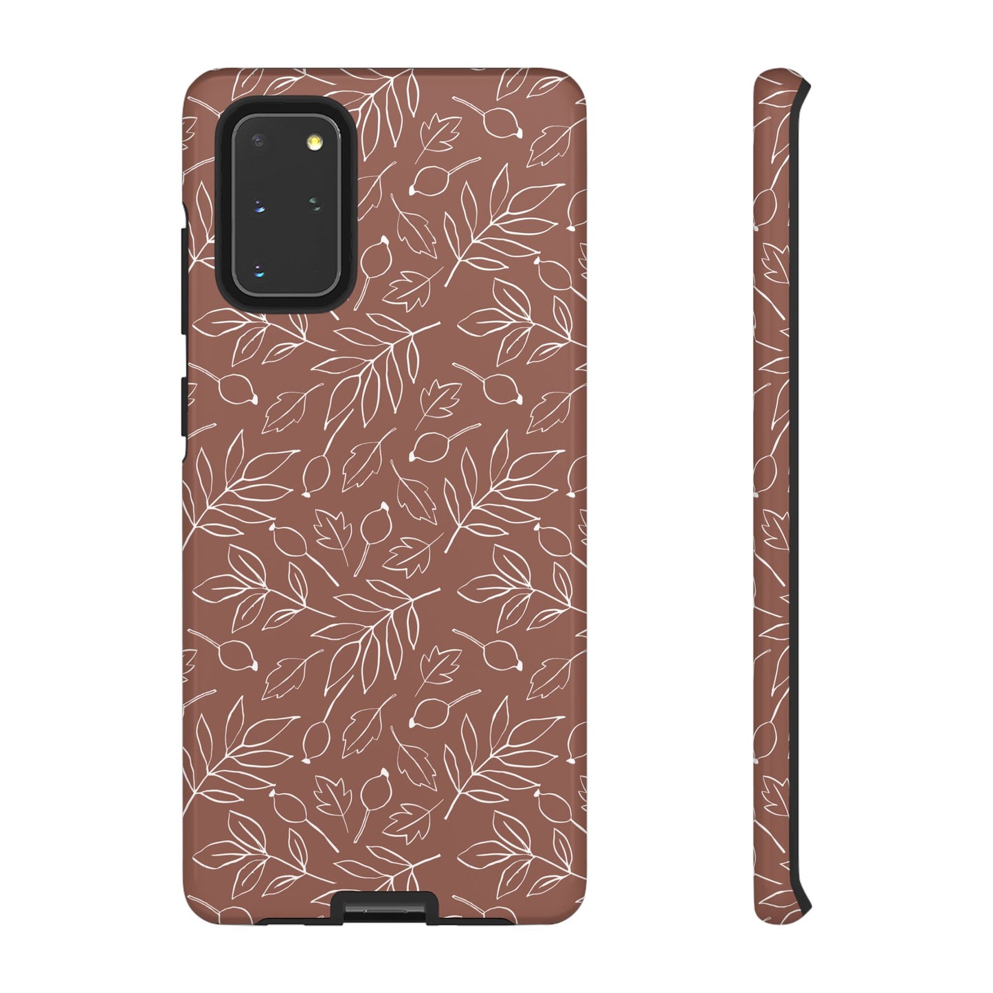 Falling Leaves in Hazelnut Mocha Samsung Galaxy Case