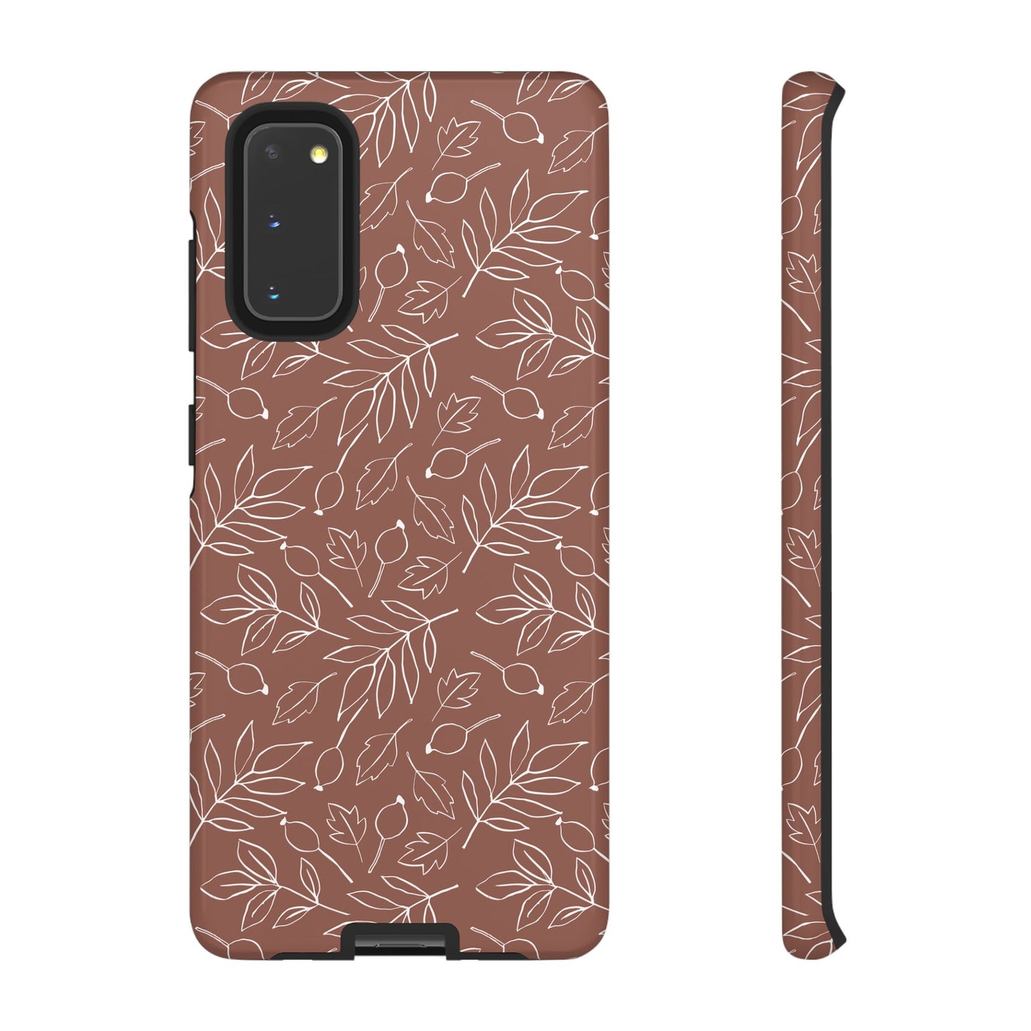 Falling Leaves in Hazelnut Mocha Samsung Galaxy Case