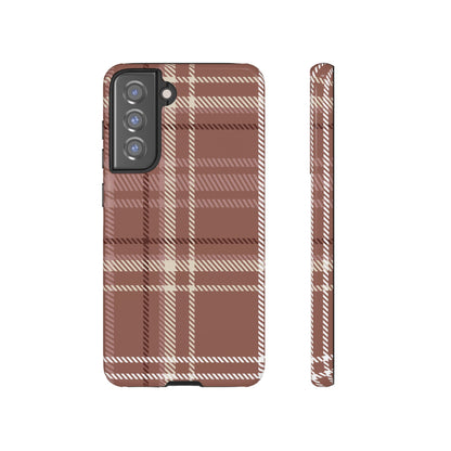 Plaid in Hazelnut Mocha Samsung Galaxy Case